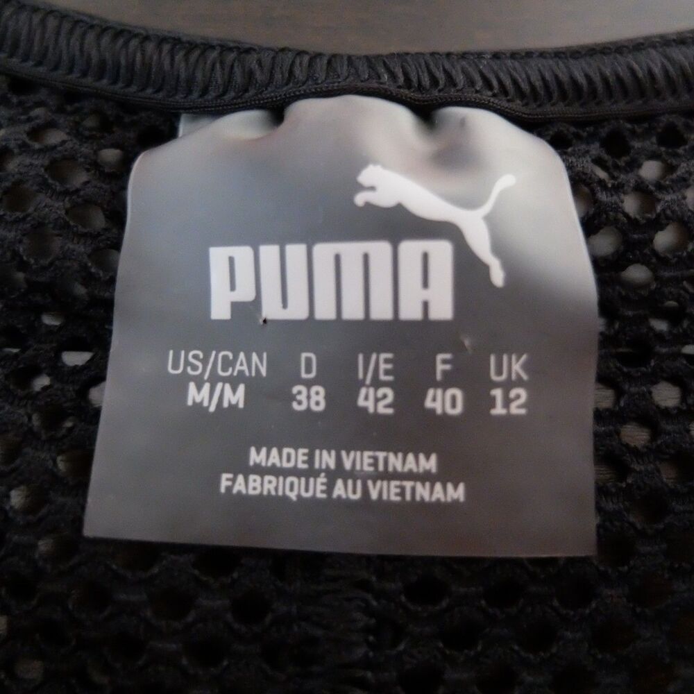 Puma Active Training Cropped Mesh Top Size Medium - Picture 9 of 12